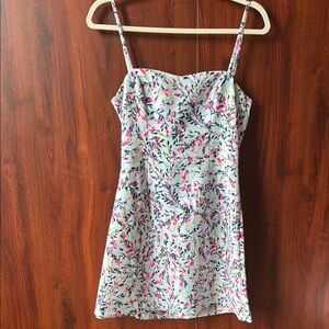 French Connection Floral Spaghetti Strap Dress